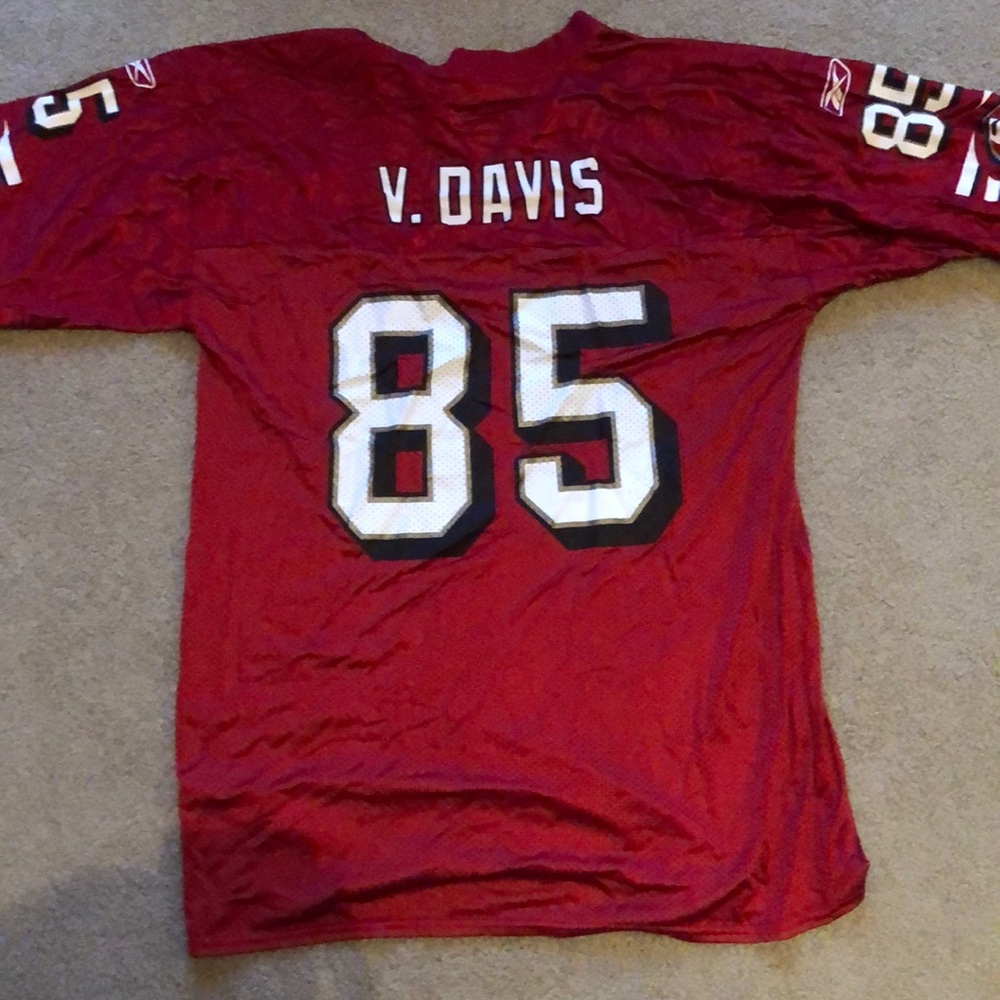 Vernon Davis 49ers Jersey Size L NFL San Francisco SF